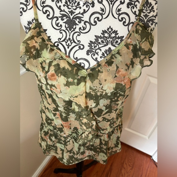 Mudd, sleeveless, flounce/boho top, size Lg - Picture 2 of 8